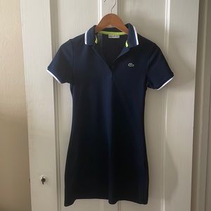 Lacoste sport navy polo dress